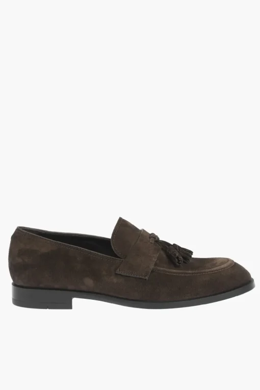 EZ TAILORING tassle loafer SIENA in pelle scamosciata>Ermenegildo Zegna New