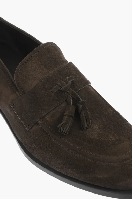 EZ TAILORING tassle loafer SIENA in pelle scamosciata>Ermenegildo Zegna New