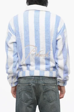 Felpa 3 Bottoni A Righe Awning in Cotone Spugnato>Rhude Sale