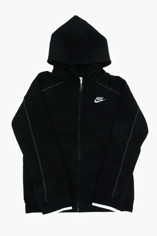 Clearance Felpa a Tinta Unita con Cappuccio e Chiusura Zip Bambino Abbigliamento