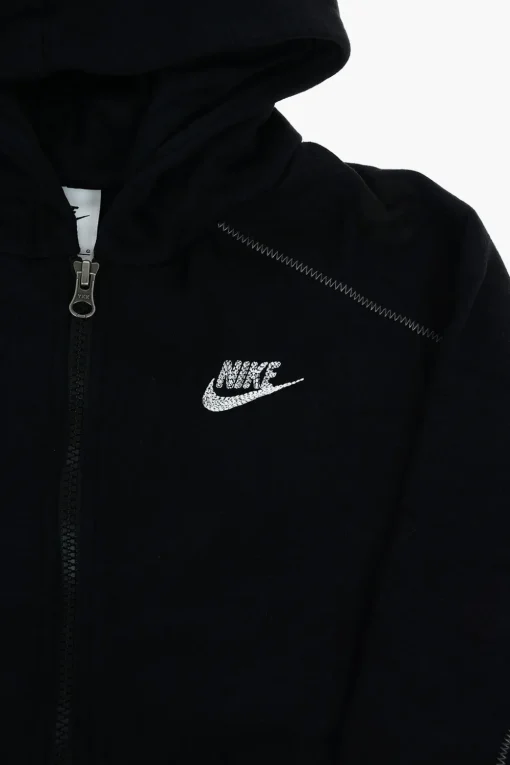 Clearance Felpa a Tinta Unita con Cappuccio e Chiusura Zip Bambino Abbigliamento
