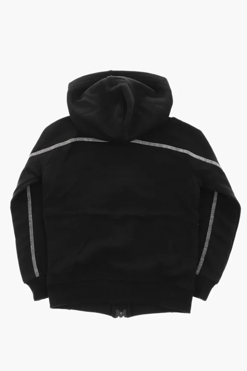 Outlet Felpa AMPLIFY in Cotone Garzato con Cappuccio Bambino Abbigliamento