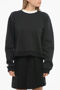 Discount Felpa BOW & SLIT con Open Back Donna Felpe