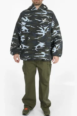 Felpa Camouflage con Cappuccio></noscript>We11done New