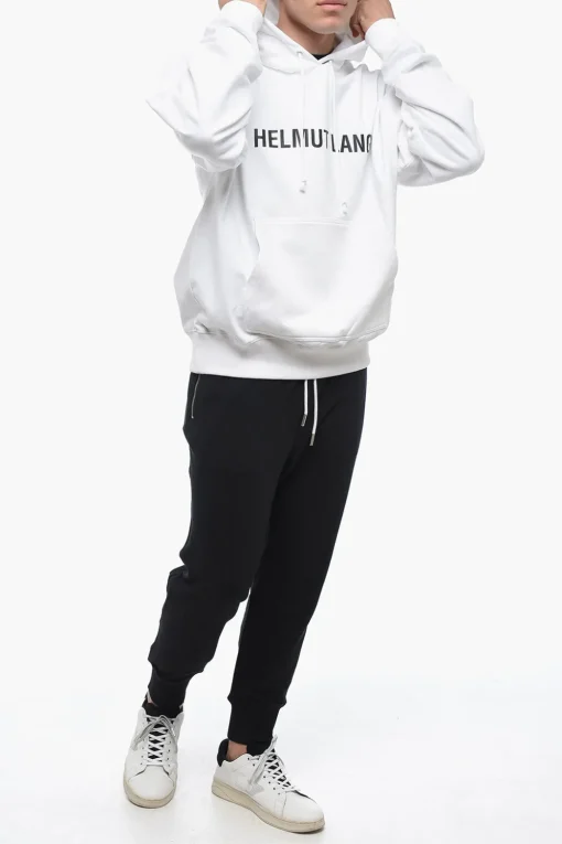 Best Felpa Con Cappuccio Con Stampa Logo Uomo Felpe