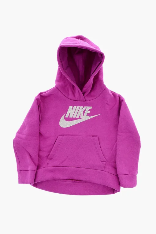 Felpa con Cappuccio e Logo Glitterato>Nike KIDS Online