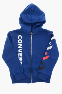 Felpa con Cappuccio e Stampa Logo>Converse KIDS Discount