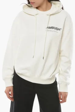 Felpa Con Cappuccio MULTICORD In Cotone Garzato>Ambush Outlet