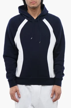 Sale Felpa Con Cappuccio Relaxed Fit Con Bande A Contrasto Uomo Felpe