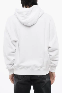 Felpa Con Cappuccio Skate-Fit NUMBERR Stampata>Off-White Hot