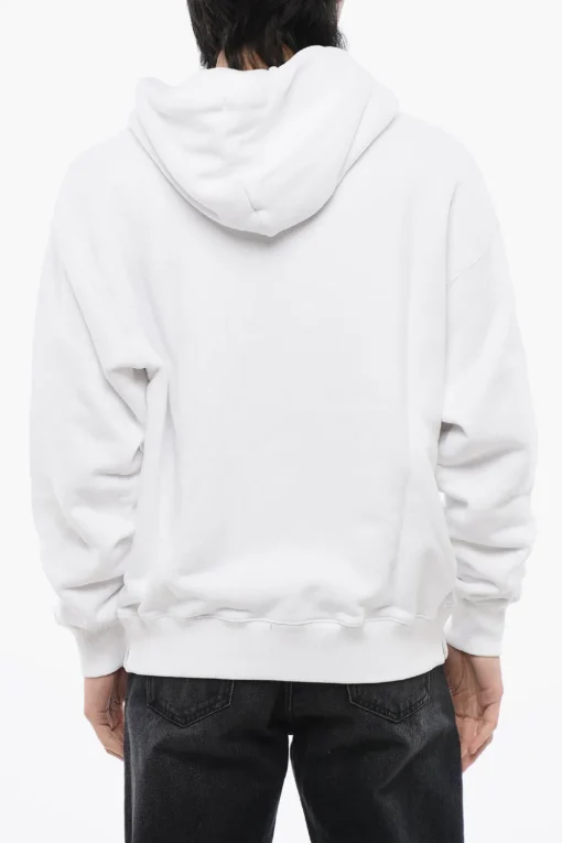 Felpa Con Cappuccio Skate-Fit NUMBERR Stampata>Off-White Hot
