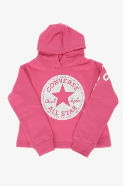 Felpa con Cappuccio Stampata>Converse KIDS Clearance