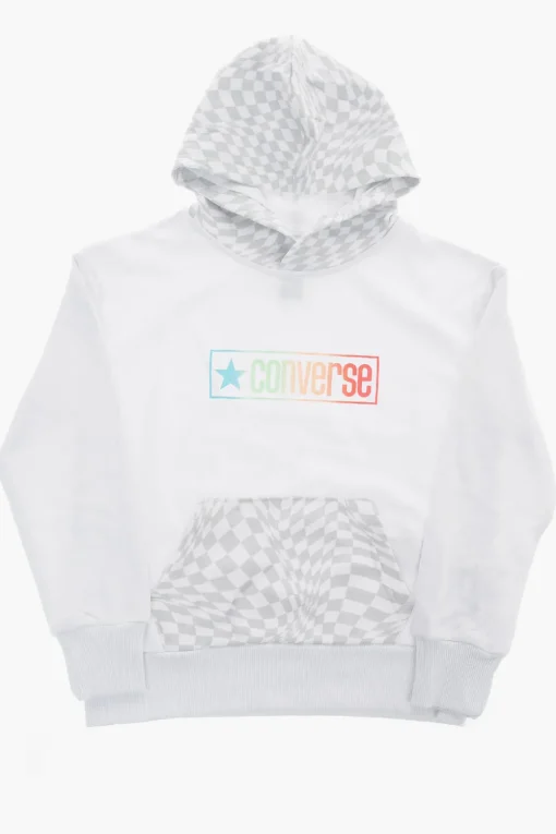 Outlet Felpa con Cappuccio Stampata Bambino Abbigliamento