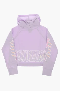 Felpa con Cappuccio Stampata>Converse KIDS Discount