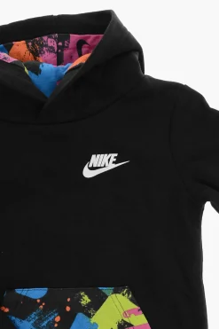 Online Felpa con Tasca Frontale Stampata e Interno Bambino Abbigliamento