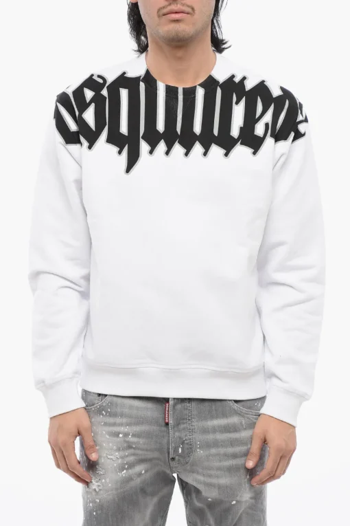Outlet Felpa Cool Fit GOTHIC in Cotone Garzato Uomo Felpe