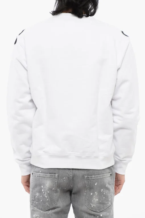 Outlet Felpa Cool Fit GOTHIC in Cotone Garzato Uomo Felpe