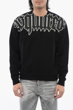 Outlet Felpa Cool Fit GOTHIC in Cotone Garzato Uomo Felpe