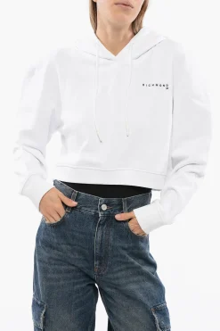 Felpa Crop PISTIL con Logo in Rilievo>John Richmond Discount