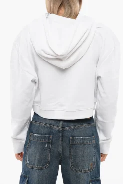 Felpa Crop PISTIL con Logo in Rilievo>John Richmond Discount