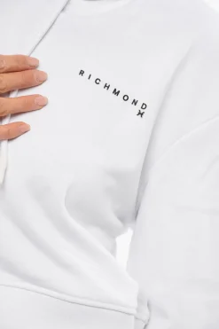 Felpa Crop PISTIL con Logo in Rilievo></noscript>John Richmond Discount