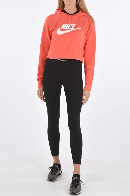 Clearance Felpa Crop Stampata Donna Felpe