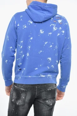 Hot Felpa D2 GOTH FOAM con Cappuccio Uomo Felpe