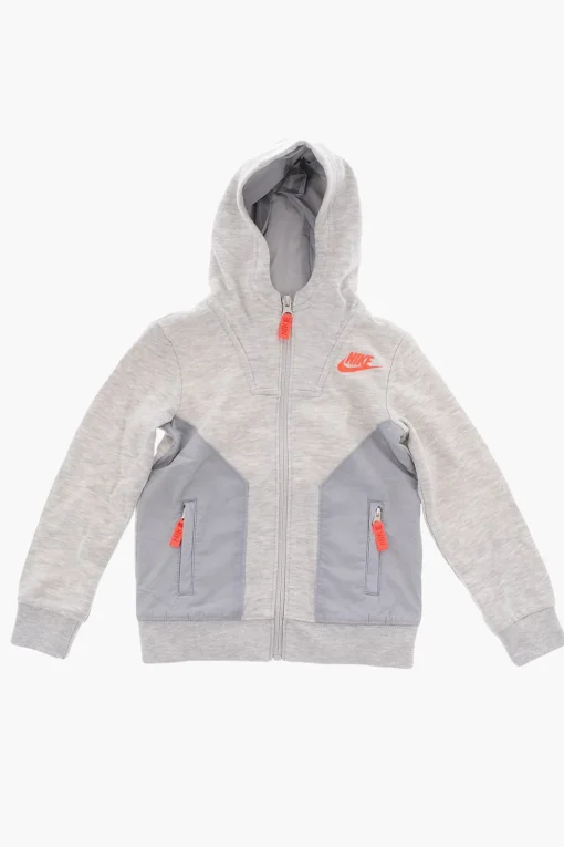 Clearance Felpa DIGITAL ESCAPE con Cappuccio e Dettagli in Nylon Bambino Abbigliamento