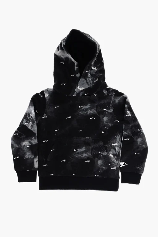 Felpa Effetto Acid-Wash in Cotone Felpato con Cappuccio>Nike KIDS Sale