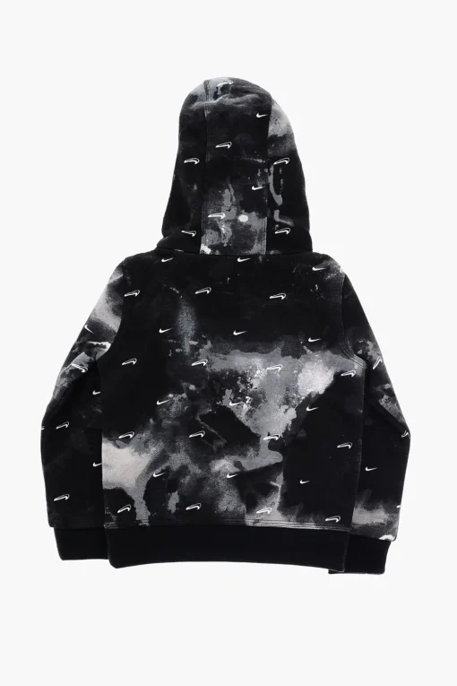 Felpa Effetto Acid-Wash in Cotone Felpato con Cappuccio>Nike KIDS Sale