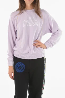 Felpa Girocollo con Stampa Logo>Nike Discount