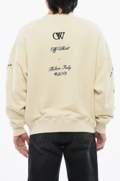 Felpa Girocollo 23 In Cotone Garzato Skate-Fit>Off-White Outlet