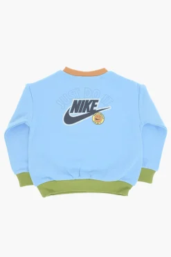 Felpa Girocollo Colorblock in Misto Cotone Felpato></noscript>Nike KIDS Online