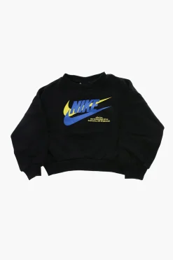 Felpa Girocollo con Logo Stampato>Nike KIDS New