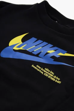 Felpa Girocollo con Logo Stampato>Nike KIDS New