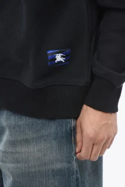 Felpa Girocollo con Patch EDK></noscript>Burberry Sale