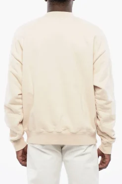 Clearance Felpa Girocollo CORNELY DIAGS SKATE a Tinta Unita Con Ricami Uomo Felpe