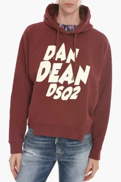 Sale Felpa Girocollo DAN DEAN con Stampa Donna Felpe