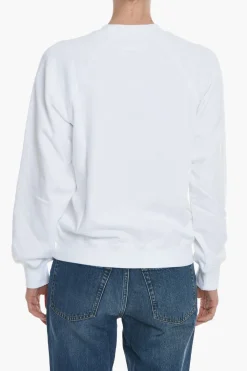 Online Felpa Girocollo GITTA in Cotone Felpato con Logo Ricamato Donna Felpe