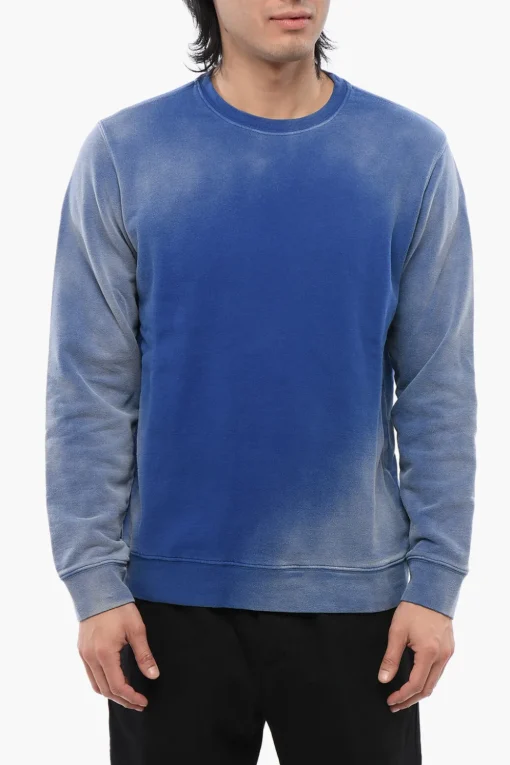 Felpa Girocollo In Cotone Garzato>Altea New