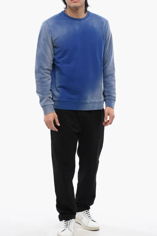 Felpa Girocollo In Cotone Garzato>Altea New