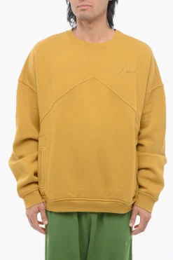 Felpa Girocollo In Cotone Felpato con Due Tasche>Rhude Clearance