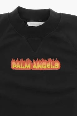 Felpa Girocollo in Cotone>Palm Angels Kids Discount
