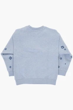 Clearance Felpa Girocollo in Cotone Felpato Stampata Bambino Abbigliamento