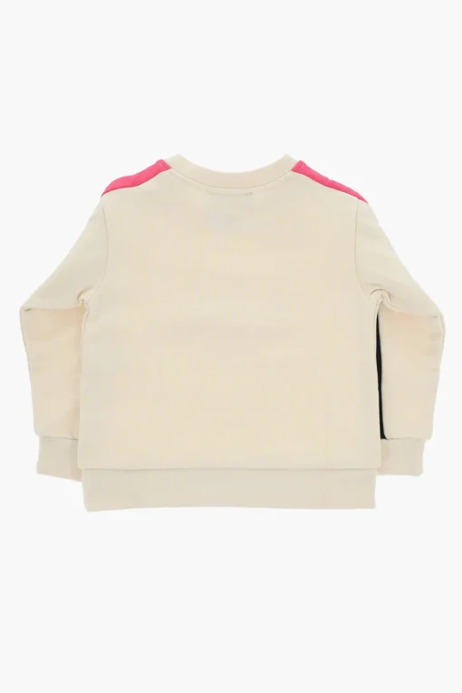 Felpa Girocollo In Cotone con Bande Laterali a Contrasto>A.P.C. Online