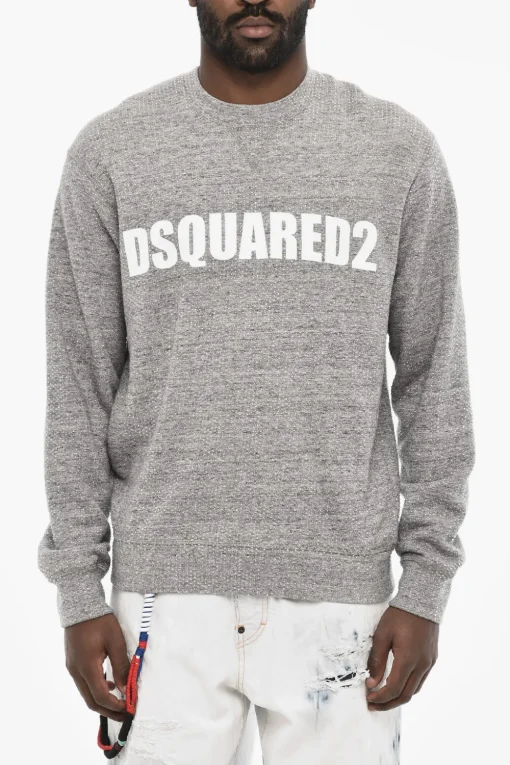 Felpa Girocollo In Strass All-Over>Dsquared2 Discount