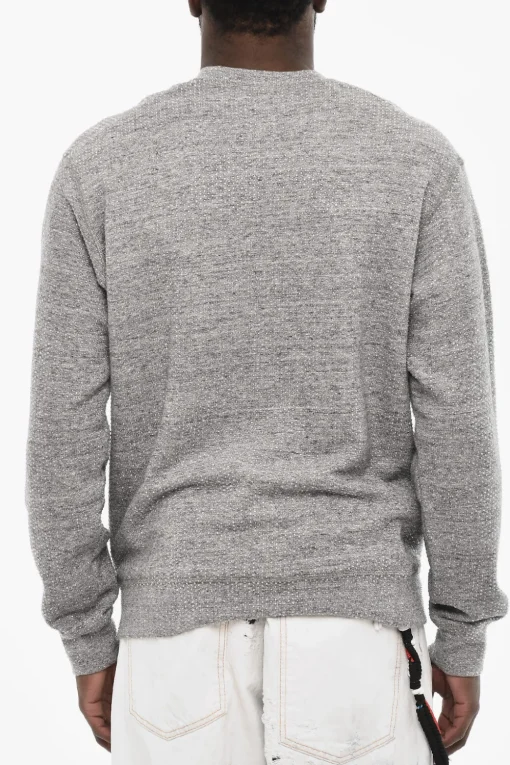 Felpa Girocollo In Strass All-Over>Dsquared2 Discount