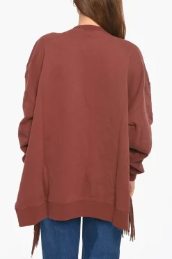 Felpa girocollo MULTICORD in Cotone Garzato con Ricamo Logo>Ambush New