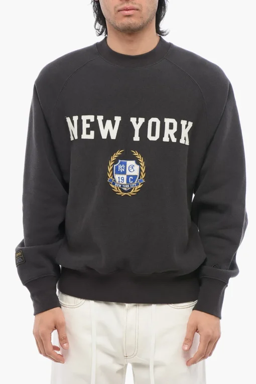 Felpa Girocollo NEW YORK In Cotone Felpato Con Ricamo>Champion Online