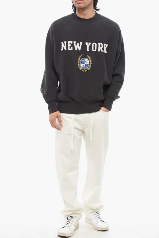 Felpa Girocollo NEW YORK In Cotone Felpato Con Ricamo>Champion Online